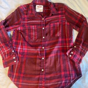 Mossimo Supply Co. Boyfriend Red Flannel